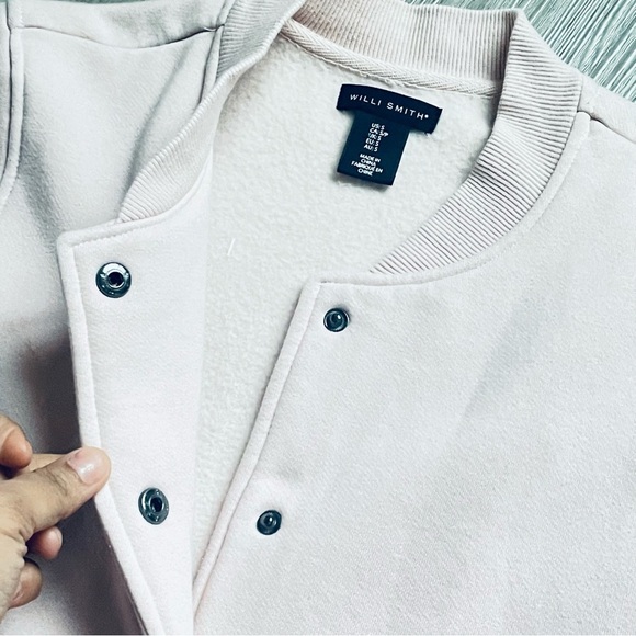 WILLI SMITH WOMEN PINK SNAP CLOSURE LONG SWEATER SIZE S - Picture 4 of 15